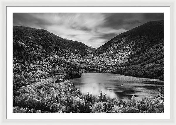 Artist Bluff Moody Black And White - Framed Print