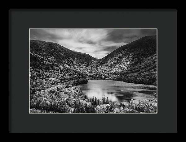 Artist Bluff Moody Black And White - Framed Print