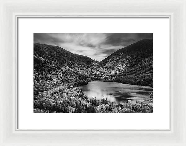 Artist Bluff Moody Black And White - Framed Print