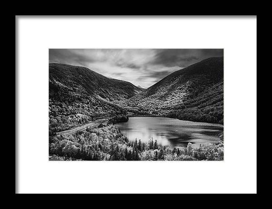 Artist Bluff Moody Black And White - Framed Print