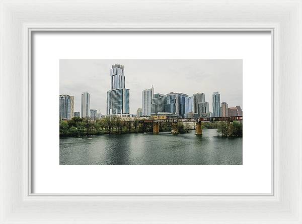 Austin Texas Skyline - Framed Print