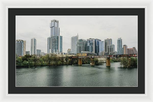 Austin Texas Skyline - Framed Print