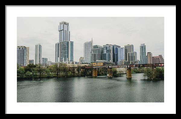 Austin Texas Skyline - Framed Print