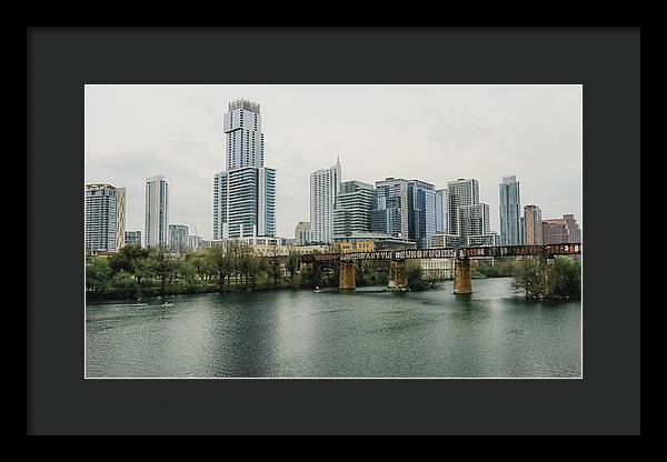 Austin Texas Skyline - Framed Print