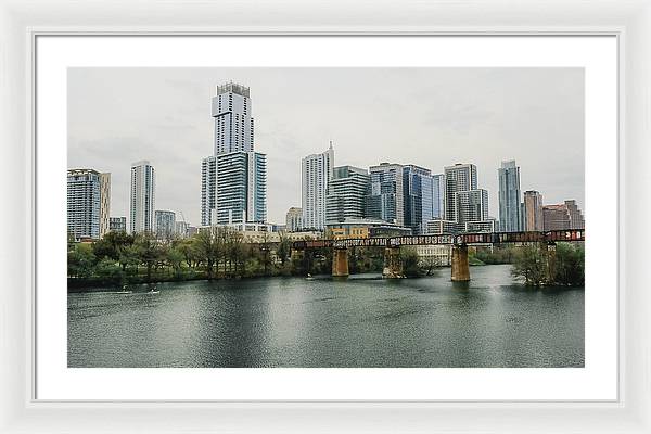 Austin Texas Skyline - Framed Print