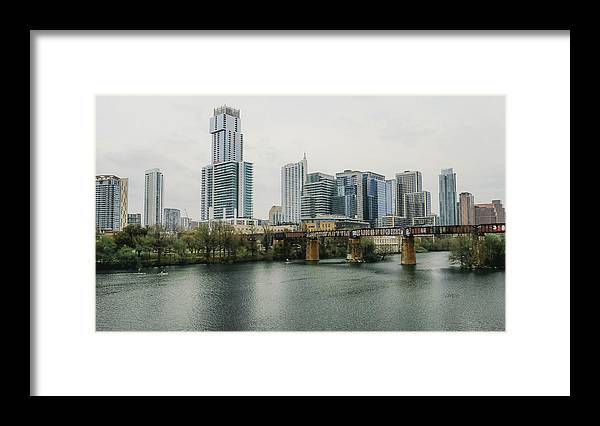 Austin Texas Skyline - Framed Print