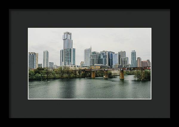 Austin Texas Skyline - Framed Print