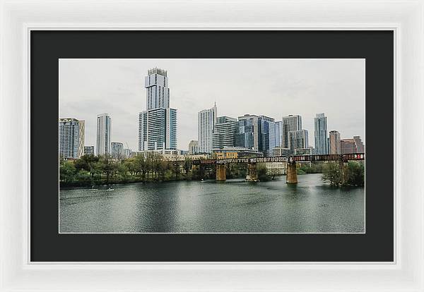 Austin Texas Skyline - Framed Print