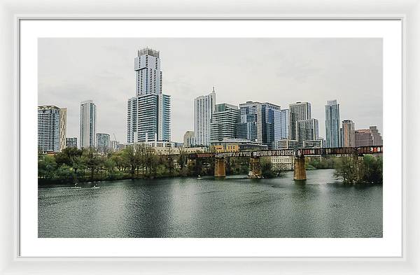 Austin Texas Skyline - Framed Print