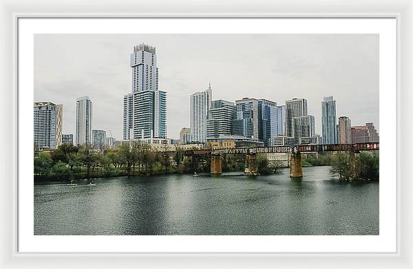 Austin Texas Skyline - Framed Print