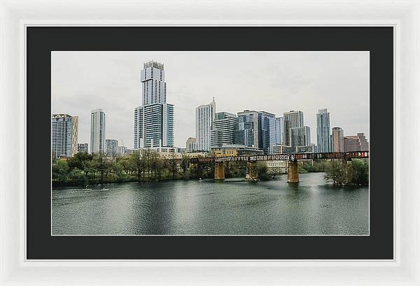 Austin Texas Skyline - Framed Print