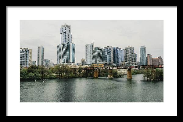 Austin Texas Skyline - Framed Print