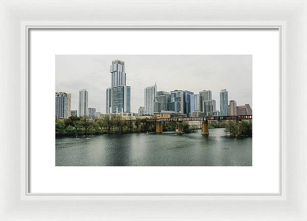 Austin Texas Skyline - Framed Print