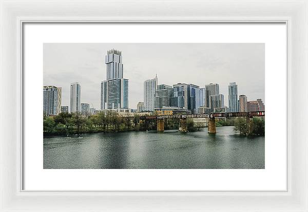 Austin Texas Skyline - Framed Print