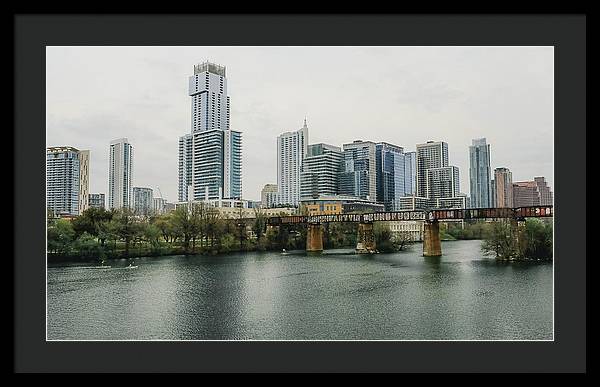 Austin Texas Skyline - Framed Print