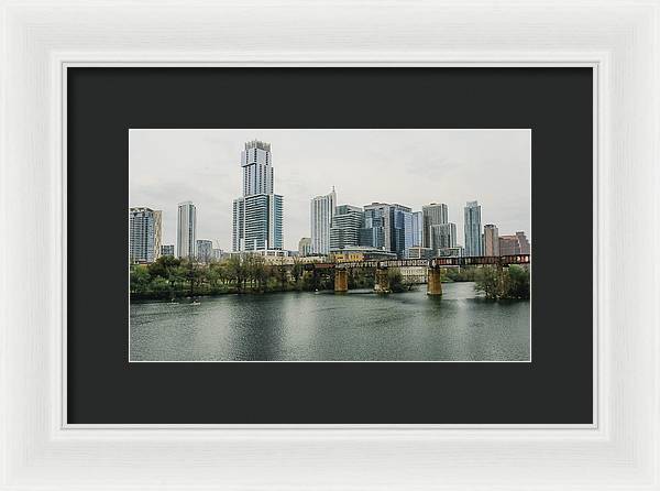 Austin Texas Skyline - Framed Print