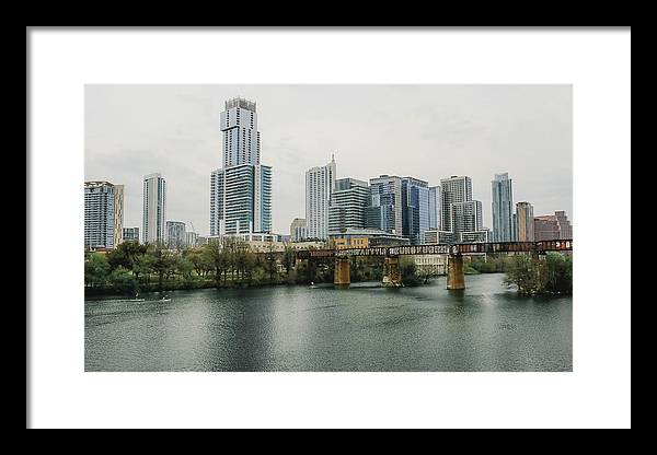 Austin Texas Skyline - Framed Print