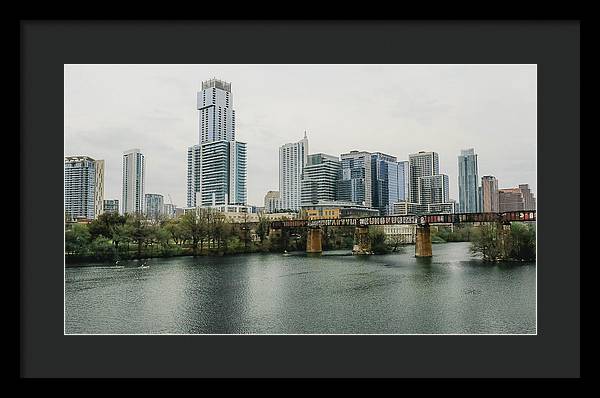 Austin Texas Skyline - Framed Print