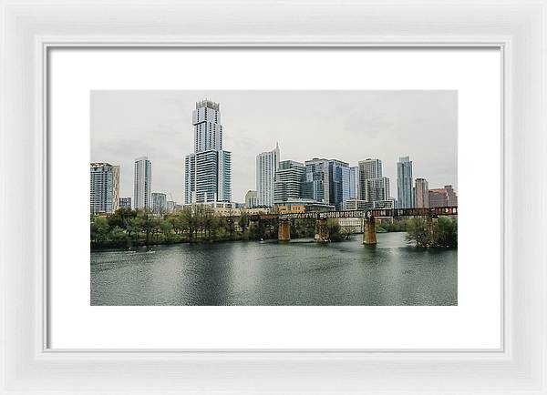 Austin Texas Skyline - Framed Print