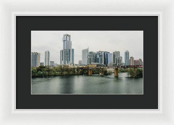 Austin Texas Skyline - Framed Print