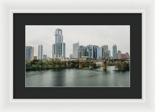 Austin Texas Skyline - Framed Print