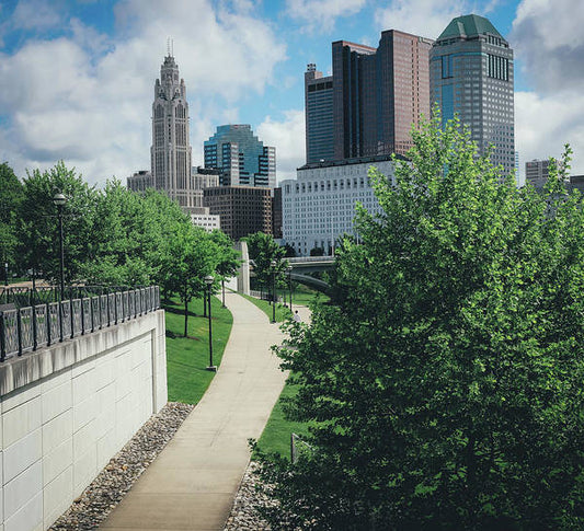 Downtown Columbus Ohio View - Art Print