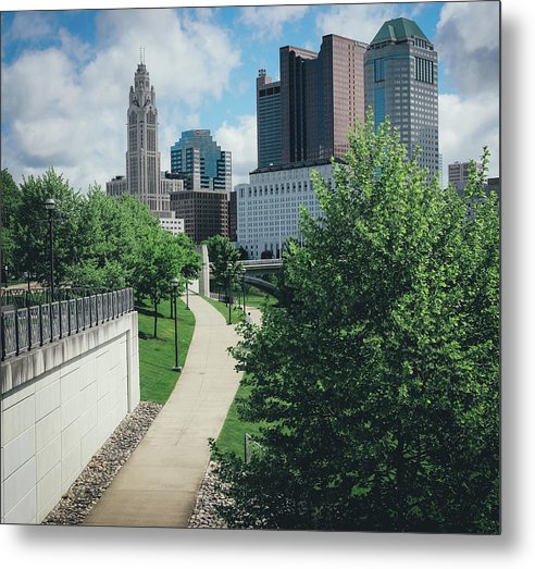 Downtown Columbus Ohio View - Metal Print