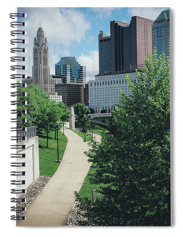 Downtown Columbus Ohio View - Spiral Notebook