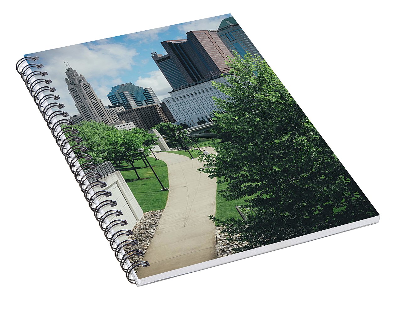 Downtown Columbus Ohio View - Spiral Notebook