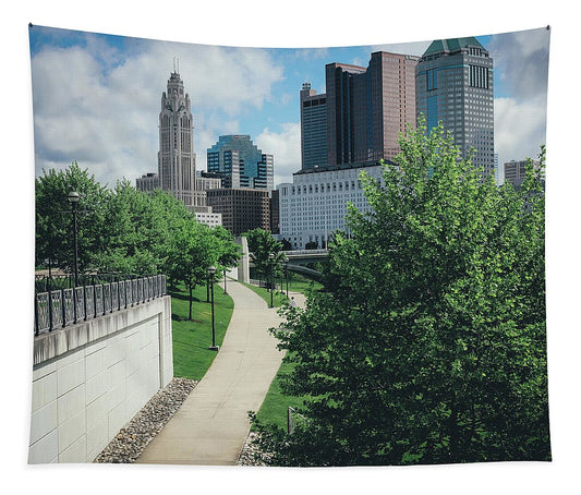 Downtown Columbus Ohio View - Tapestry