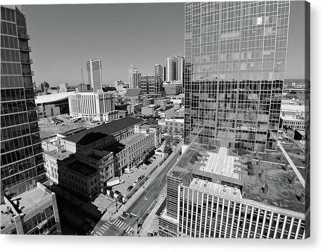 Downtown Nashville Aerial - Acrylic Print