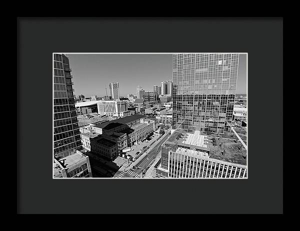 Downtown Nashville Aerial - Framed Print