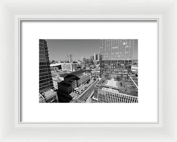 Downtown Nashville Aerial - Framed Print