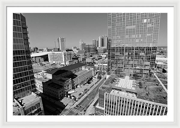 Downtown Nashville Aerial - Framed Print