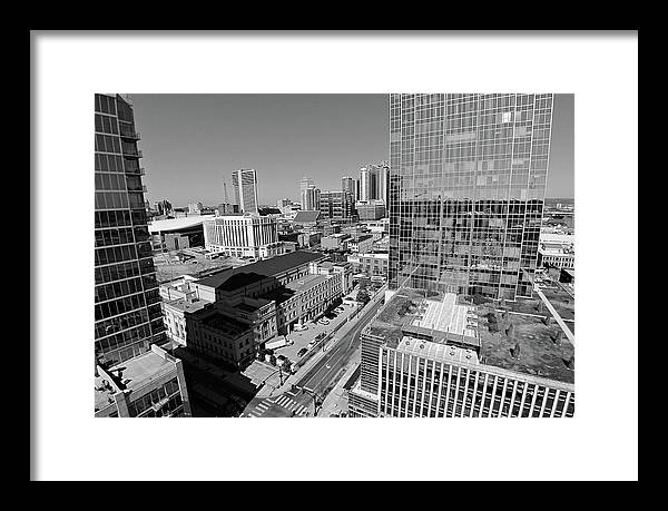 Downtown Nashville Aerial - Framed Print