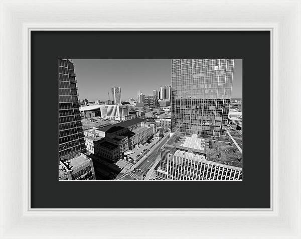 Downtown Nashville Aerial - Framed Print