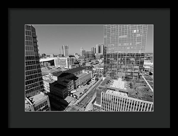 Downtown Nashville Aerial - Framed Print