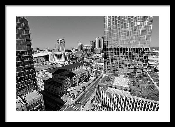 Downtown Nashville Aerial - Framed Print