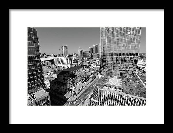 Downtown Nashville Aerial - Framed Print