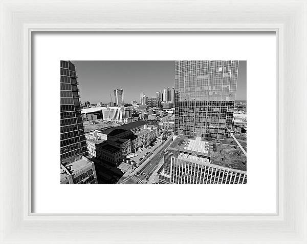 Downtown Nashville Aerial - Framed Print