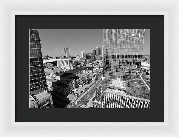 Downtown Nashville Aerial - Framed Print