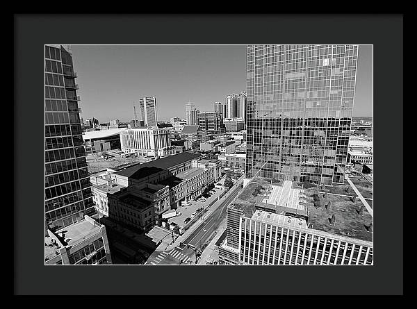 Downtown Nashville Aerial - Framed Print