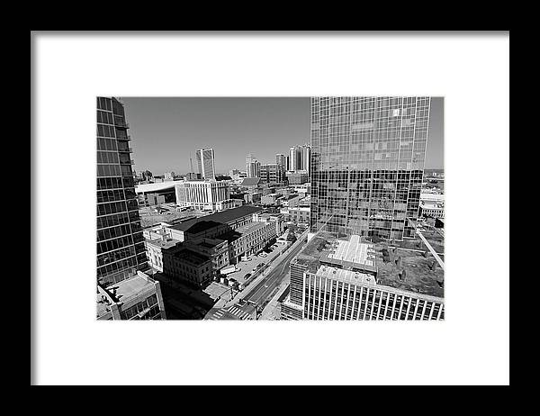 Downtown Nashville Aerial - Framed Print