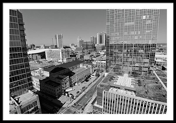 Downtown Nashville Aerial - Framed Print