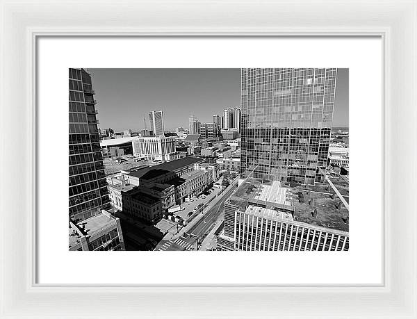 Downtown Nashville Aerial - Framed Print