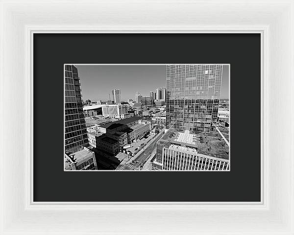 Downtown Nashville Aerial - Framed Print