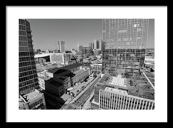 Downtown Nashville Aerial - Framed Print