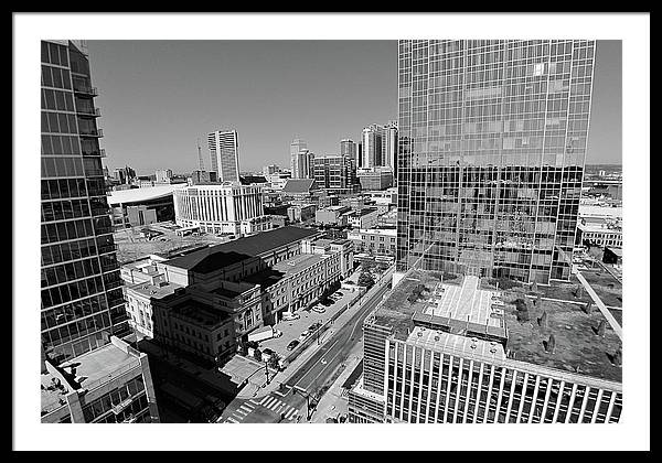 Downtown Nashville Aerial - Framed Print