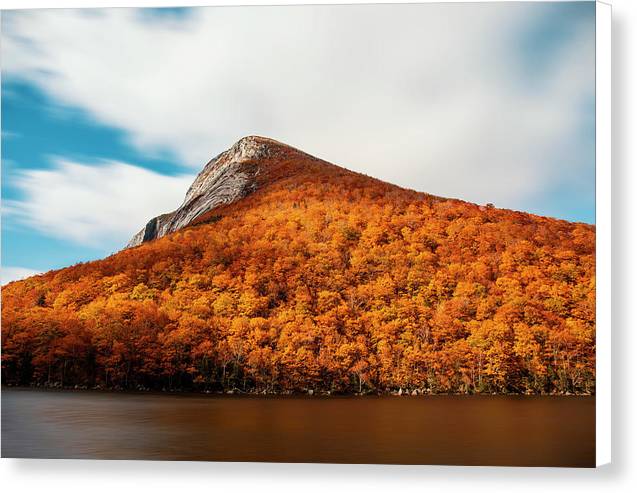 Franconia Notch Fall Foliage Long Exposure - Canvas Print