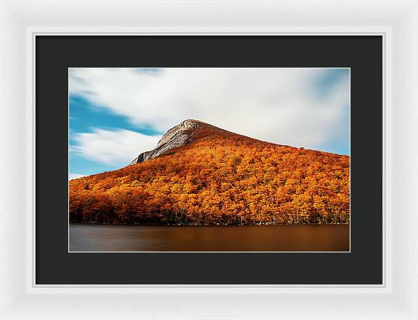 Franconia Notch Fall Foliage Long Exposure - Framed Print